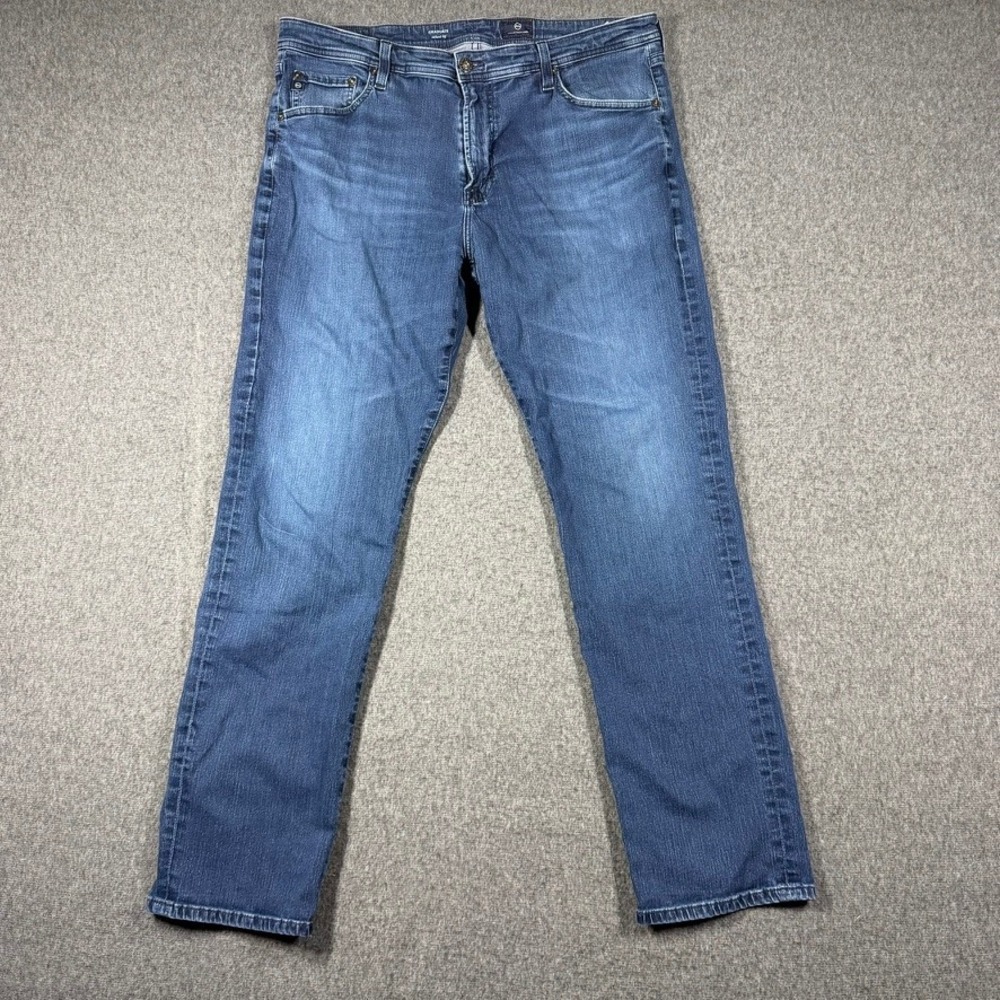 AG Adriano Goldschmied Graduate Tailored Leg Blue Jeans Mens 38x32